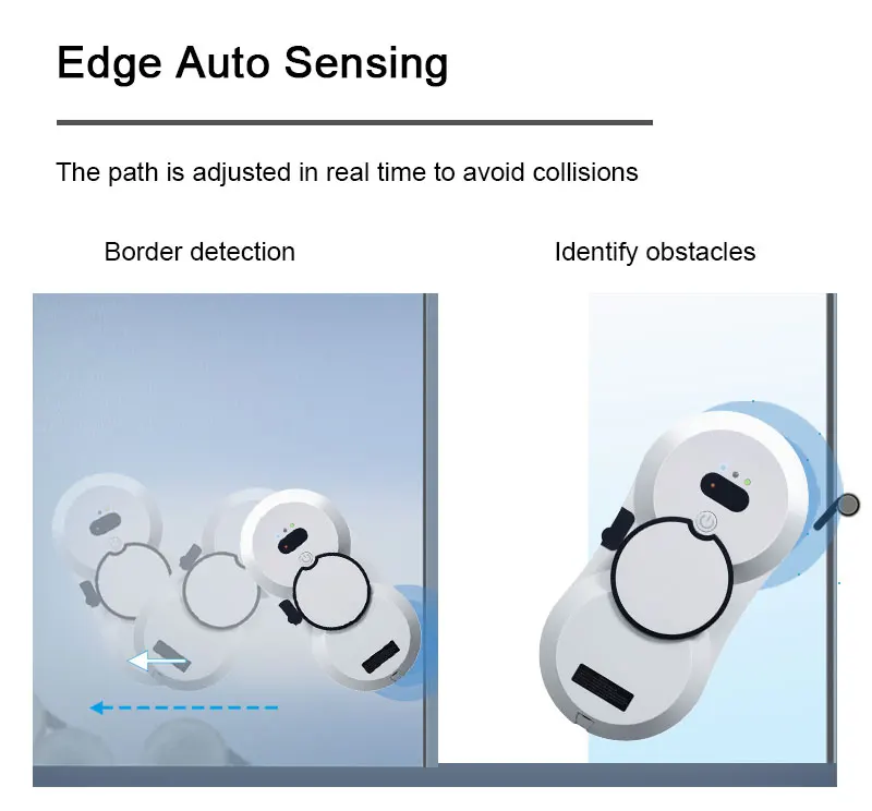 Ultra Thin Window Cleaning Robot Automatic Water Spray Cleaning Robot Vacuum Indoor Outdoor Smart Glass Vacuum Cleaner
