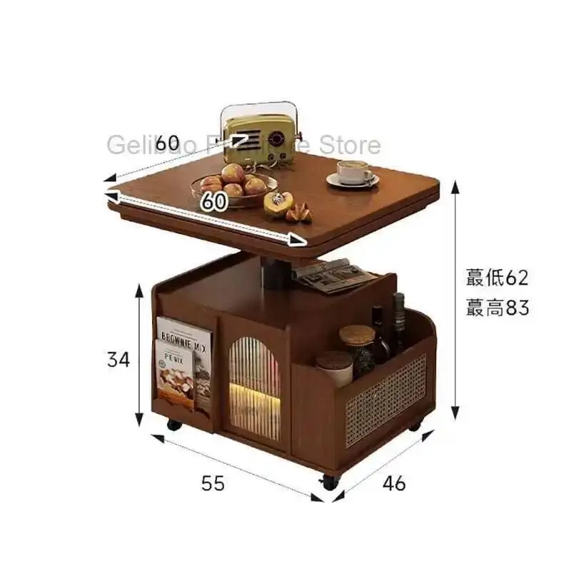 

Design Table Modern Multifunctional Luxury Coffee Mobile Nordic Center Table Space Saving Mesa De Centro Sala Furniture Home