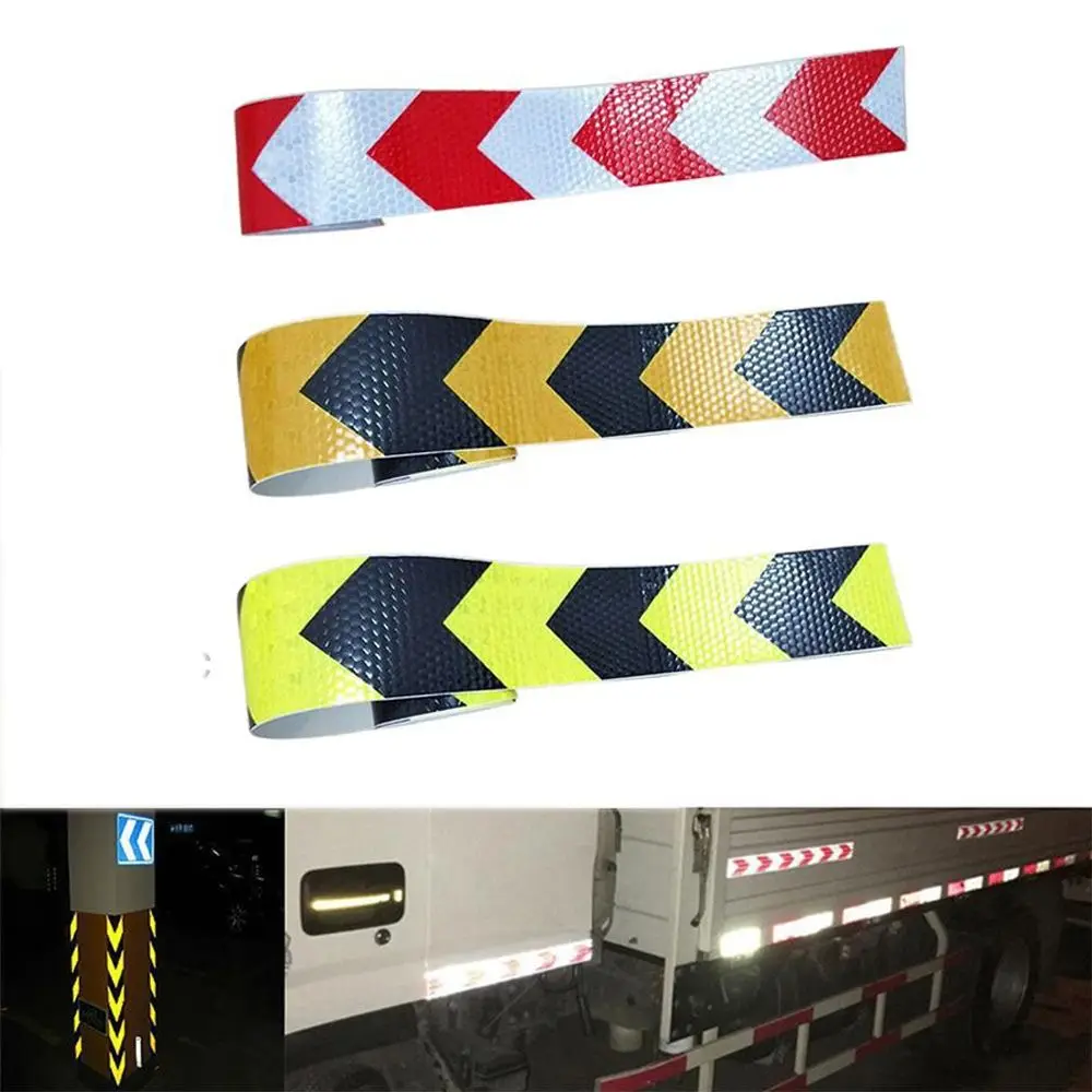 Multicolor Reflective Tape Car Arrow Warning Strip Motorcycle Car Tape Film 5x300cm Wear-resistant Waterproof Decor Decals