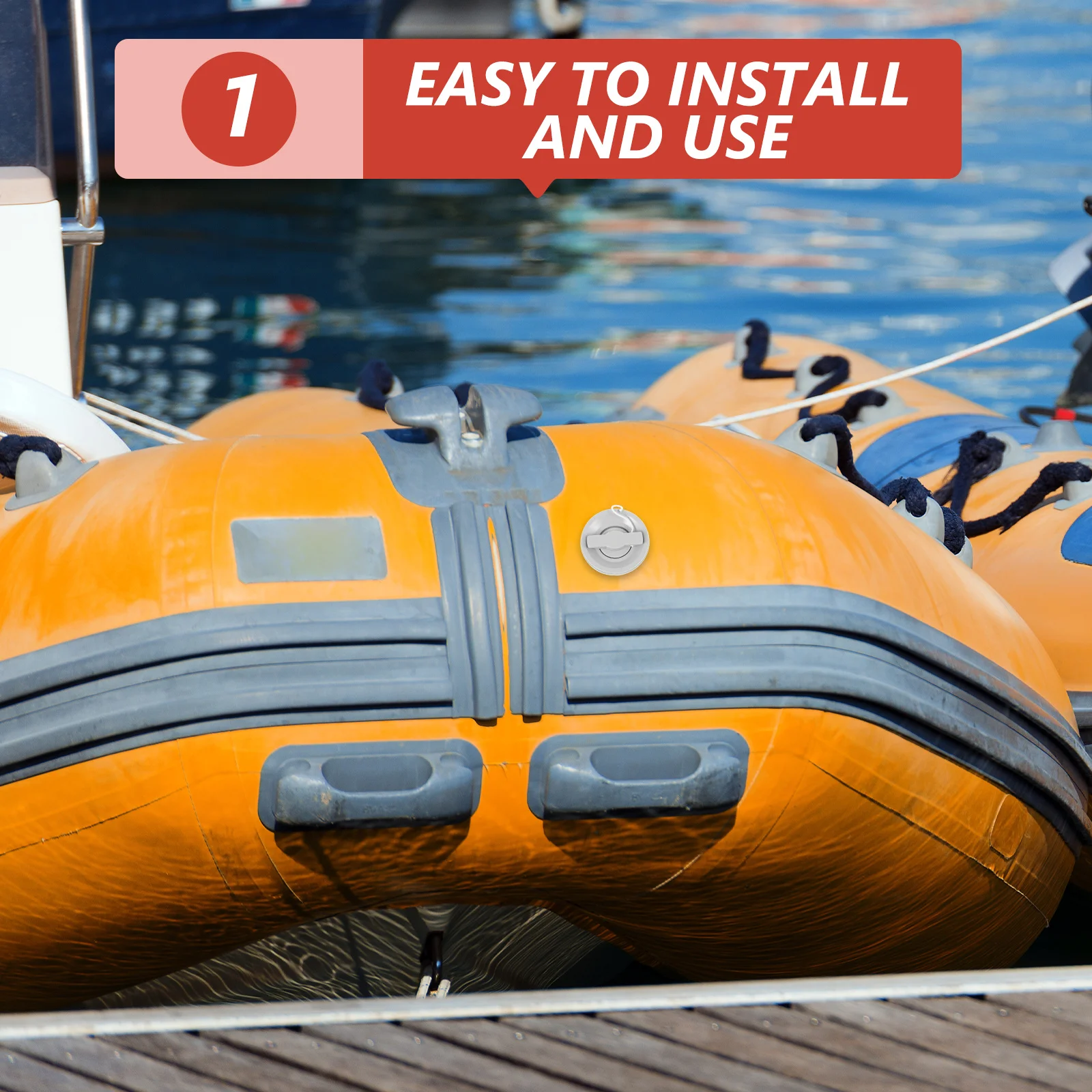 

Inflatable Boat Valve Kayak Air Valve Plastic Adapter Compact Lightweight Boat Accessories Marine Kayak Exhaust Air Plug