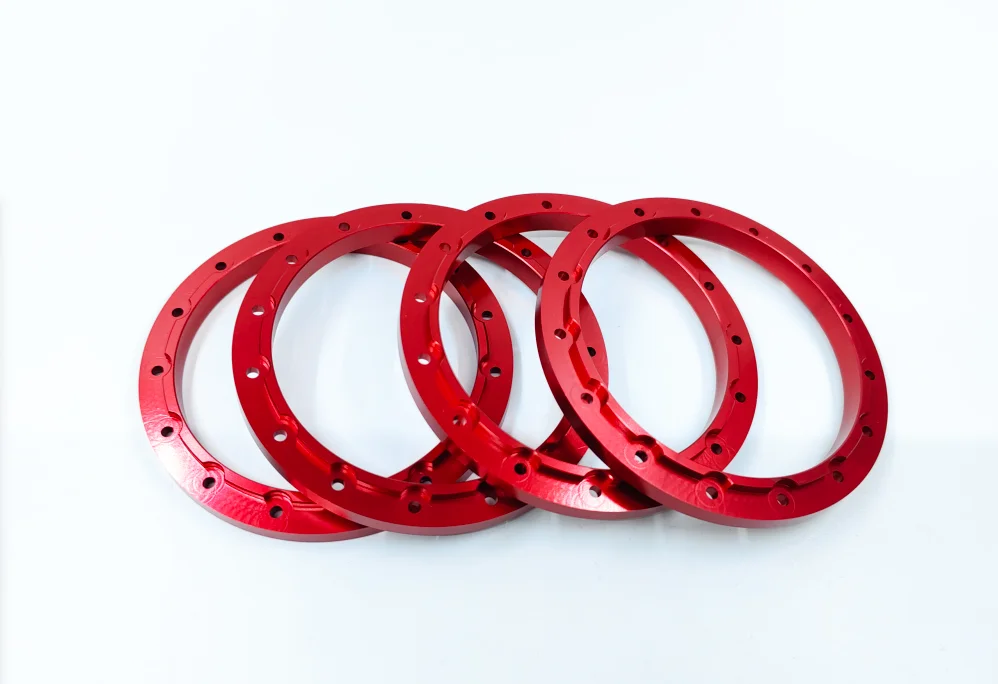 Kebeilee cnc aluminium außen beadlock ring für losi super baja rey 2,0 rad