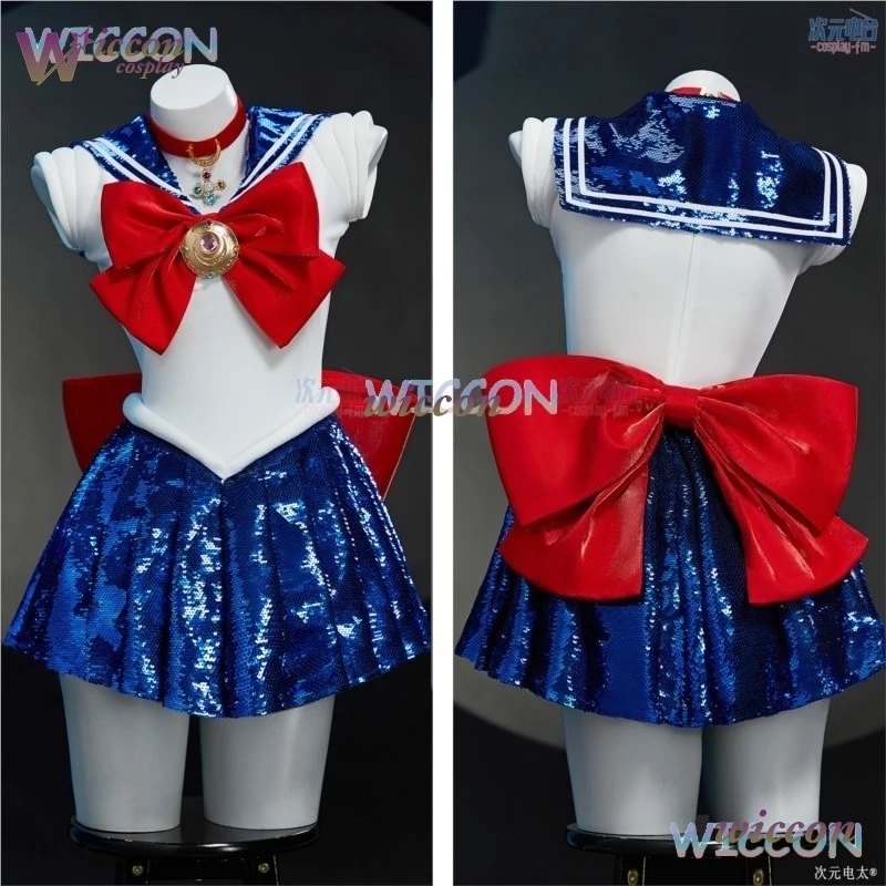 [AnnaZhang]Anime Party Lovely Dress Hallowen Sailor Cos Moon Tsukino Usagi Cosplay Costume JK Uniform Play Role Clothes Clo - view 2