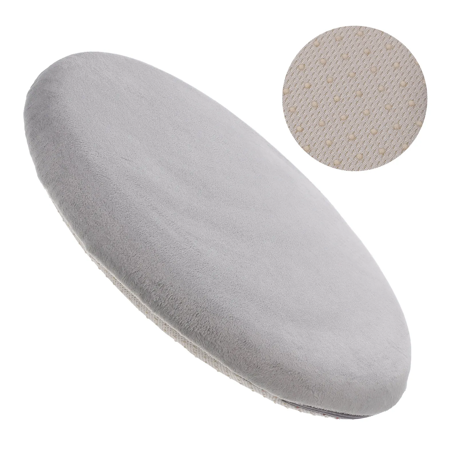 15 Inch Round Cushion Memory Foam Stool Pad Comfortable Seating with Non Slip Backing Dining Chair Seat Cover Backing Seat Cover