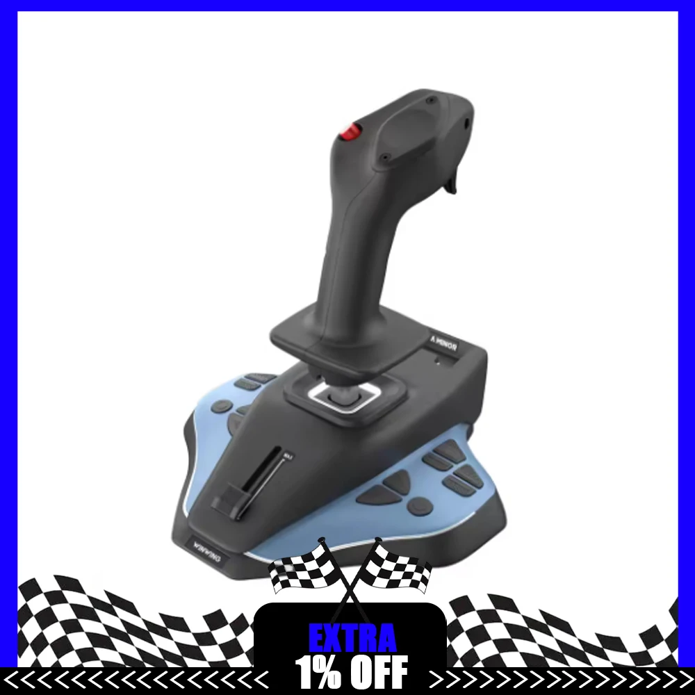 WINCTRL Ursa Minor Simulated Flight Handle Enhance Experience Level Dynamic Vibration Motor Game Handle 320 Club Head For Gifts