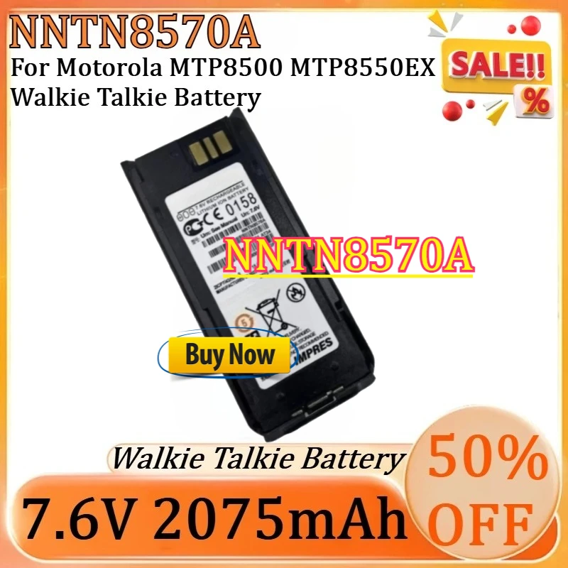 

For Motorola MTP8500 MTP8550EX Walkie Talkie Battery NEW NNTN8570A IMPRES Rechargeable Lithiumion Battery