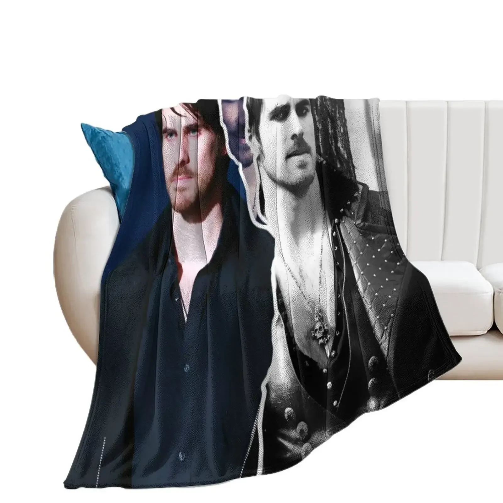 DARK HOOK / KILLIAN JONES Throw Blanket Hair Tourist Giant Sofa for sofa Blankets