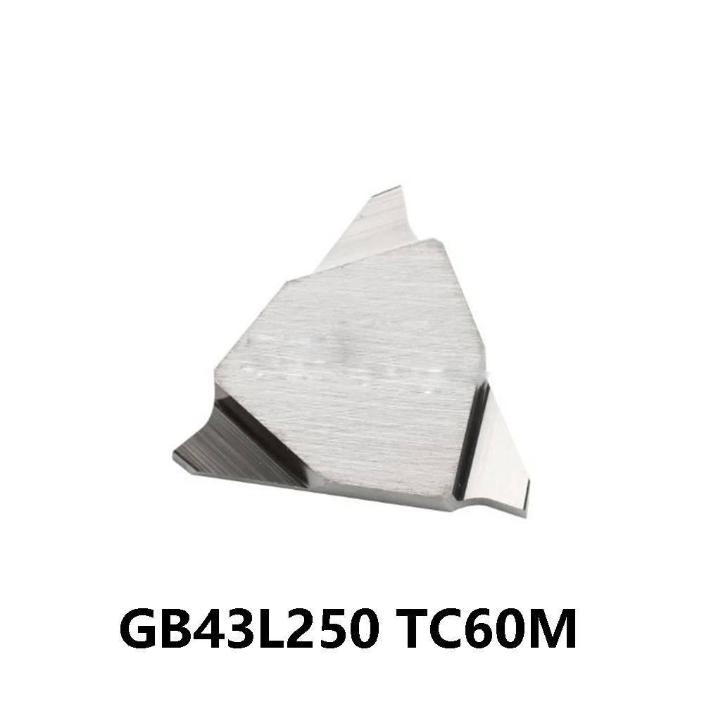 

Original GB43L GB43 L 250 GB43L250 TC60M Carbide Inserts Turning Tools CNC Lathe Cutter Plates Turning Tools Machine Cut Holder