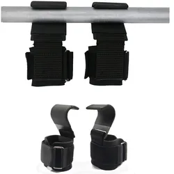 2/1 Pcs Portable Weight Glove Weight Lifting Hook Hand-Bar Wrist Straps Glove Weight lifting Strength Training Gym Fitness Hook