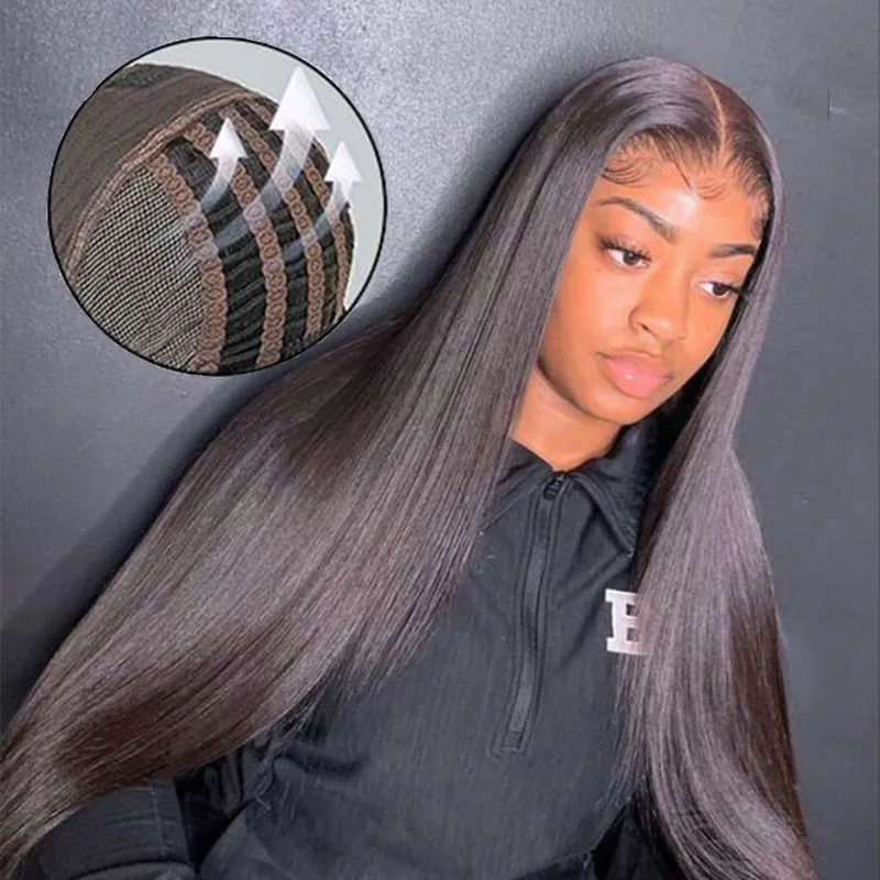 Ashimary Air Wig 13x6 Lace Front Human Hair Wigs Pre Plucked Hairline 100% Human Hair 5x5 Air Closure Wig