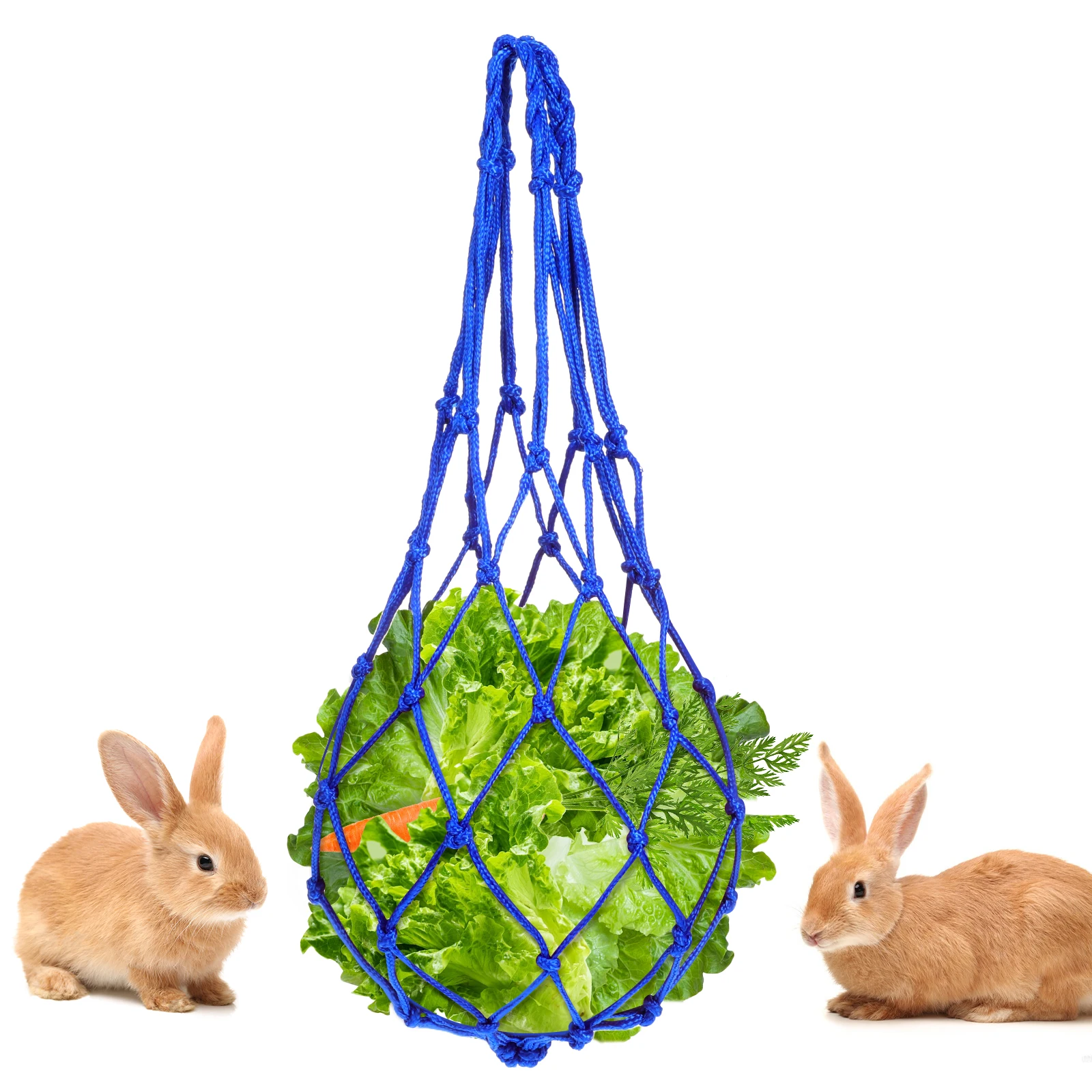 

1Pcs Premium Livestock Feeding Mesh Bag Heavy Duty Hanging Feeder for Poultry Animal Food Storage Convenient Chicken Feeder Bag
