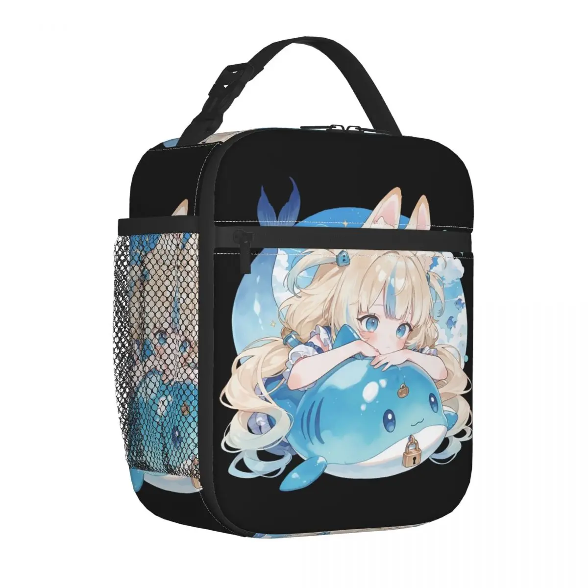 sameko-saba-abracando-mar-amigo-merch-saco-de-almoco-isolado-para-viagem-caixa-de-comida-portatil-refrigerador-termico-lancheiras