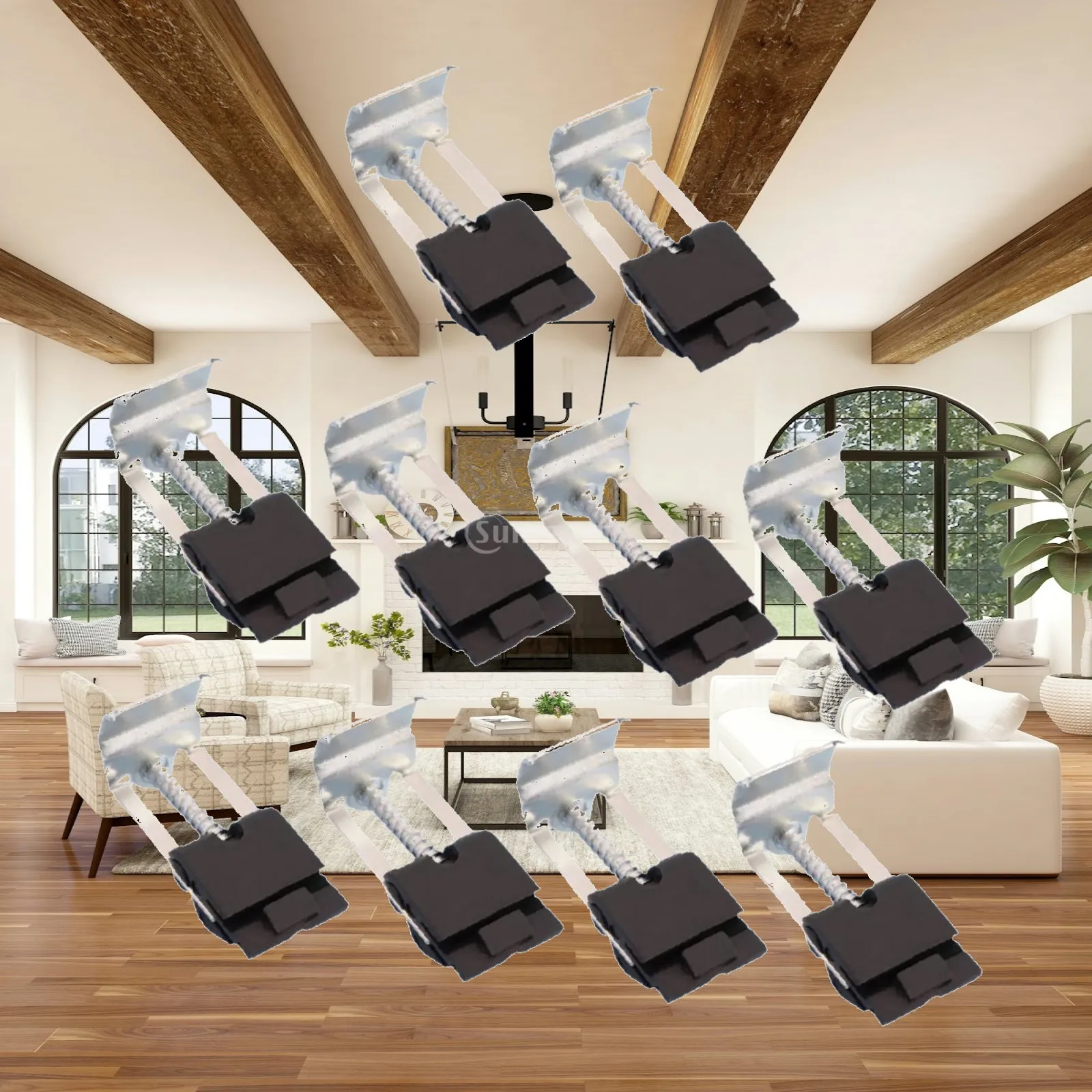 Undermount Kitchen Sink Clips Heavy Duty Support Bracket Adjustable Repair Fastener for Kitchen Bathroom Accessories