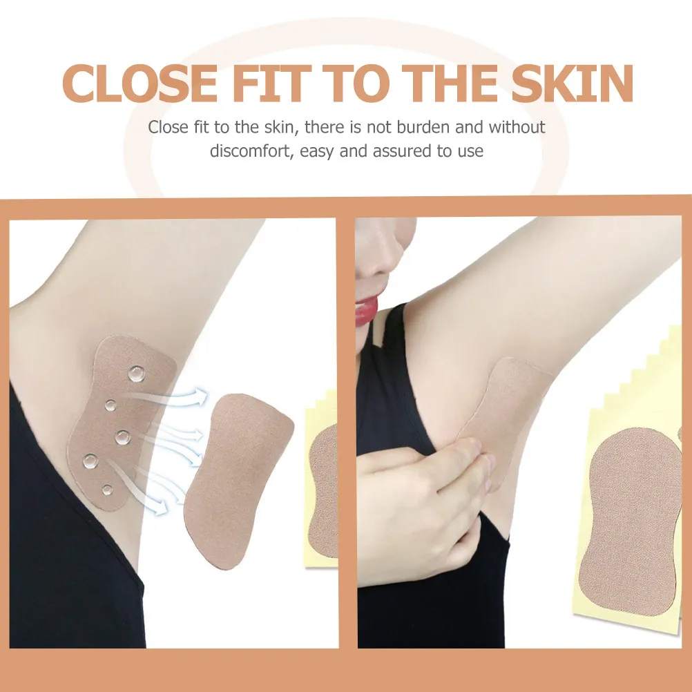 

10Pcs Underarm Sweat Pads for Women and Men Discreet Absorbent Armpit Stickers Summer Sweat Protection Odor Control Comfortable