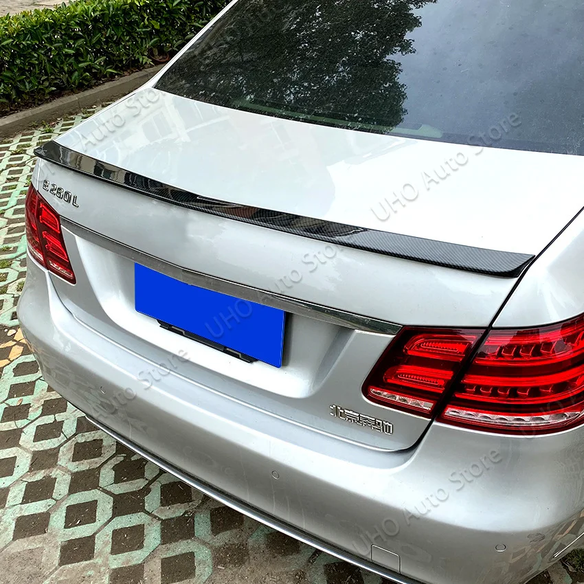 Rear Roof Sport Spoiler Wing For Mercedes Benz E CLASS W212 E200 220 250 300 320 350 E63 AMG Sedan 2008-2015 Tuning Accessories