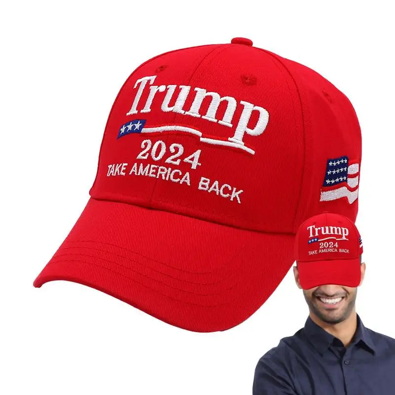 Presidential Election Hat Campaign Hat Embroidery Take America Back Breathable America Flag adjustable Vintage Style Hats