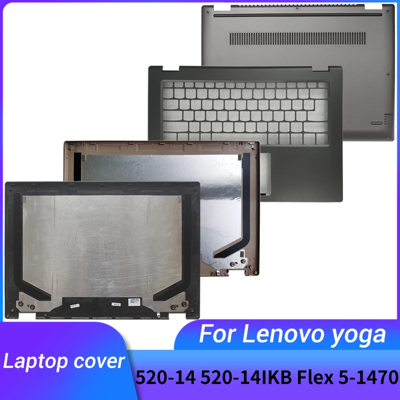 NEW For Lenovo yoga 520-14 520-14IKB Flex 5-1470 laptop LCD Back Cover/BOTTOM CASE AP1YM000110 AP1YM000130