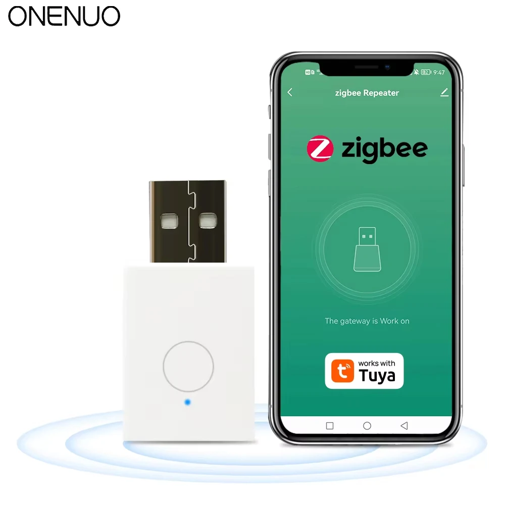 Tuya Smart ZigBee Signal Repeater USB Signal Amplifier Extender for Smart Life Gateway Smart Home Devices Automation