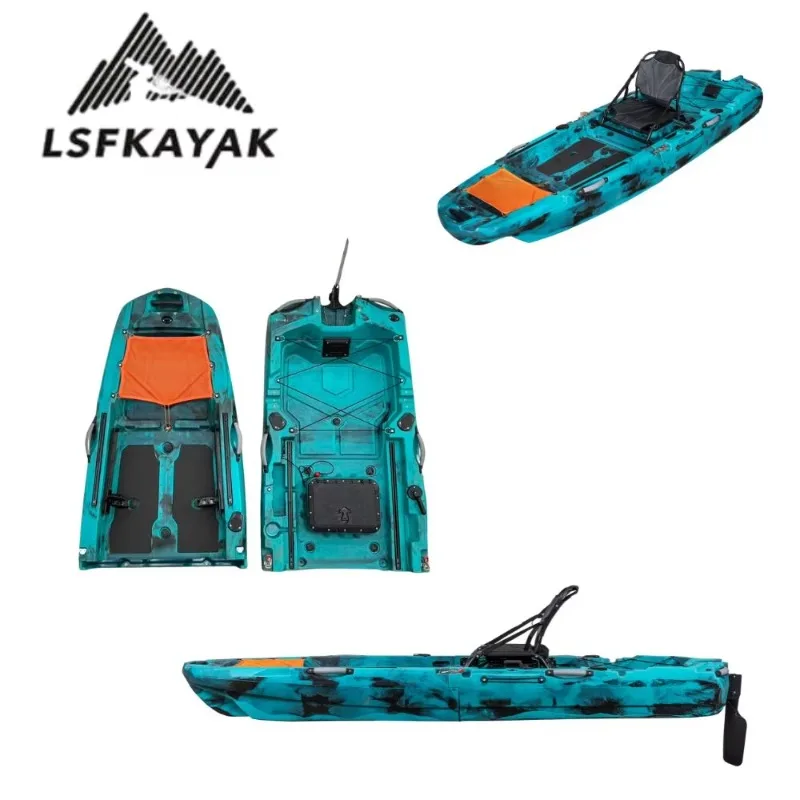 

2026 3M 1-Person Modular Fishing Kayak Boat-Stable Drifting Ready Lightweight Eco-Friendly HDPE For Sea & Outdoor Sports