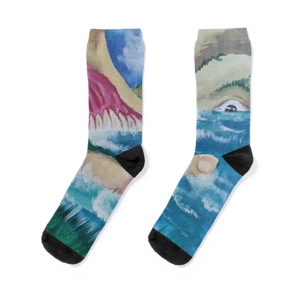 

Flesh World Socks winter anime christmas stocking anti slip football Socks For Girls Men's