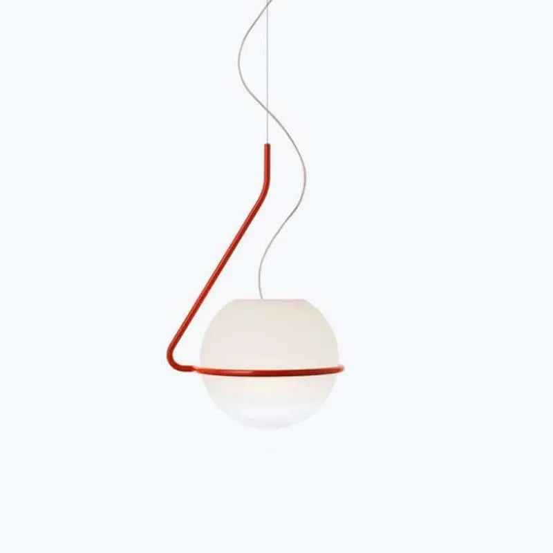 Spherical Bedroom Headboard Hanging Line Lamp Designer Model Room Creative Coffee Shop Bar Counter Dining Table Pendant Light image 5