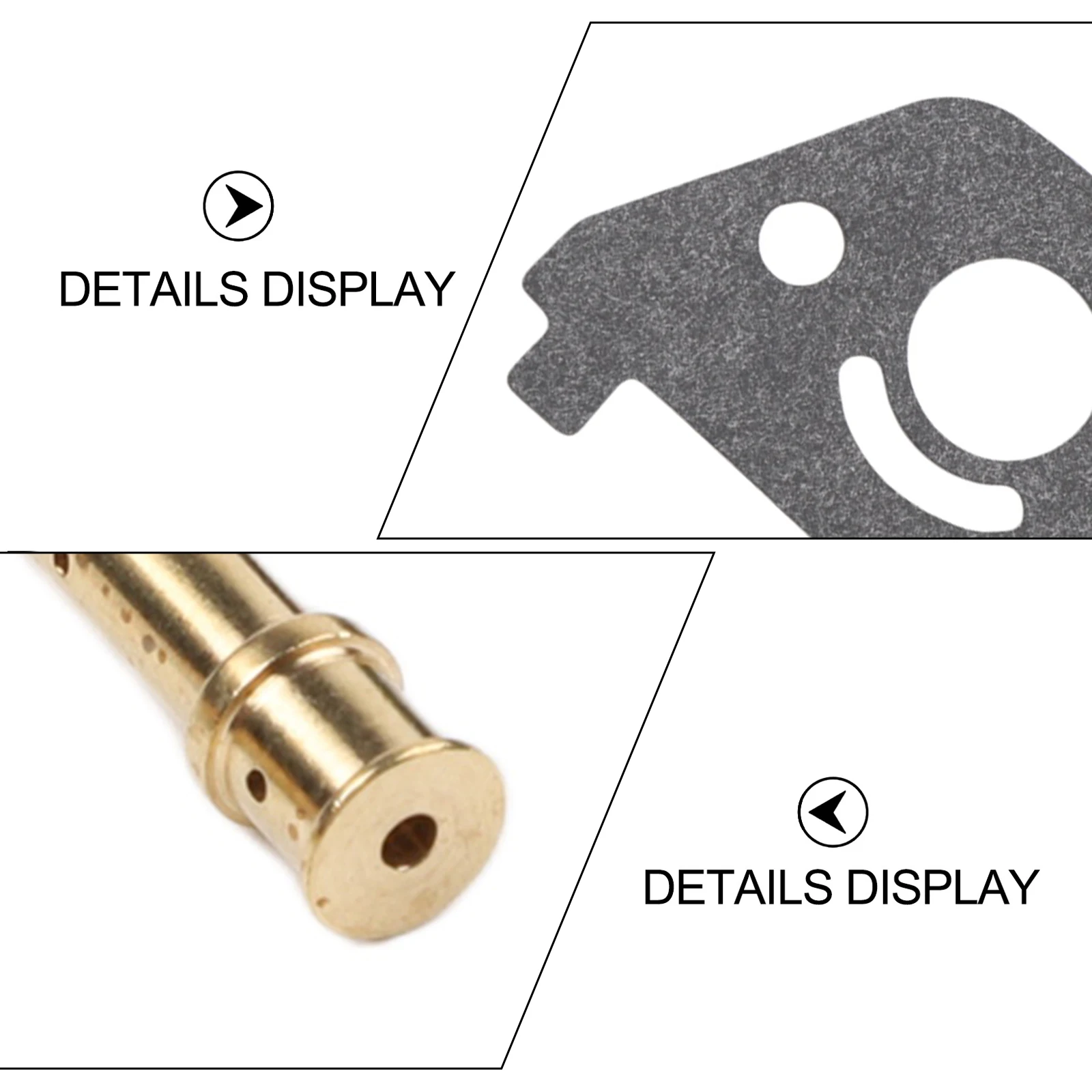 For Honda EU2000i Generator Carburetor Parts 99204-ZE0-0350 Air Filter Gasket Foam Tubing Main Injector Idle Jet