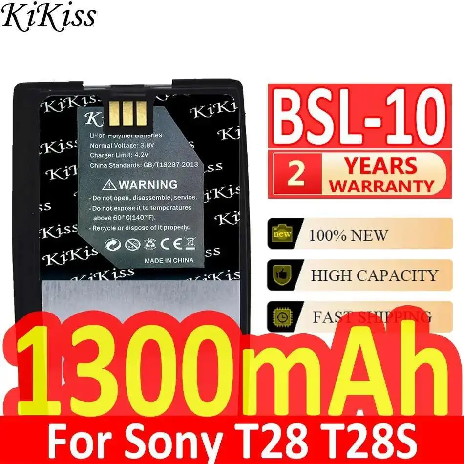 Bsl-10 Mobile Phone Battery For Sony Ericsson T28 T28S T28SC T29 T39 T520 T320 R520 R320 Bus-11 High-Capacity 1300mAh Stable