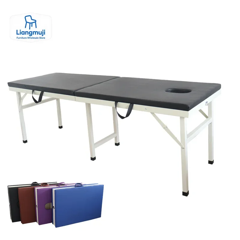 #Portable Stretcher Bed Professional Spa Stretchers Table Pliante Beautician Lit De Massage Cama Massager Pliant YJT 0727