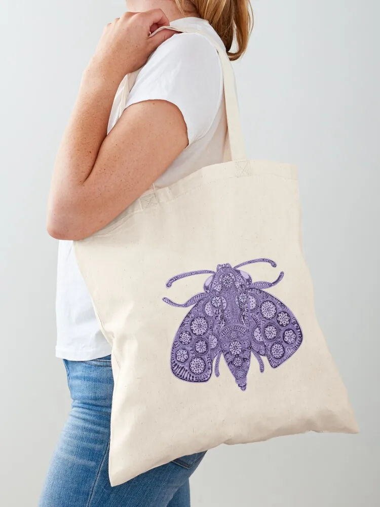 Purple Bogong Moth Tote Bag Gift bag shoping bag Handbags tote custom Canvas Tote