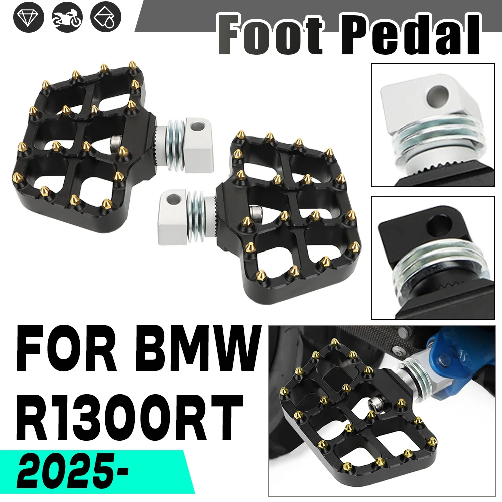 

Для BMW R1300RT R 1300RT R1300 RT R 1300 RT 2025 подставка для ног мотоцикла, подножки для заднего пассажира, подножки, вращающиеся подножки