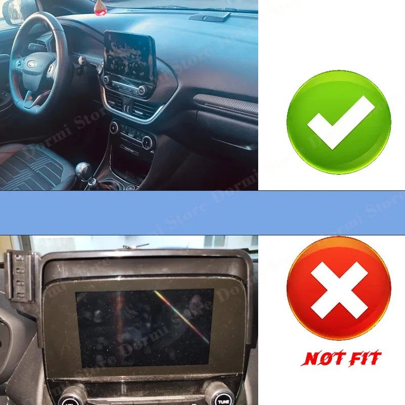 Suporte do telefone móvel para Ford, GPS Screen, Cell Stand Support, Gravity Car Mount Acessórios, ST Titanium, ST Line X, Puma, 2019 ~ 2022