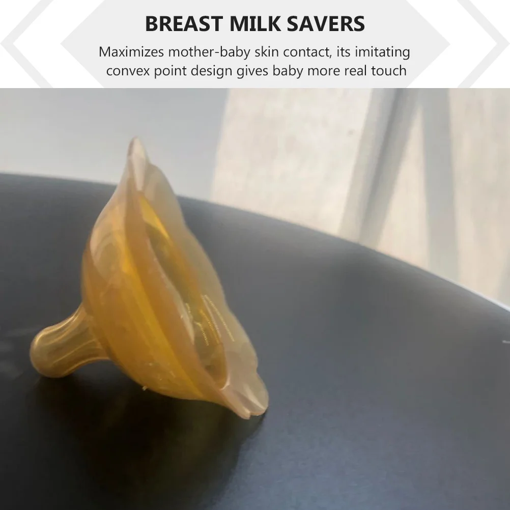 2Pcs Nursing Cups Silicone Gel Bra Shield Milk Saver Breastfeeding Protector LeakProof Comfortable Feeding Pads Shells Cup