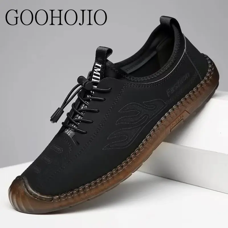 Spring Autumn New Brand Designer Casual Wading Shoes Men Breathable Running Shoes Men Comfortable All-match Flat Men Sneakers