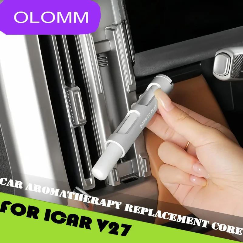 Suitable for Chery ICAR V27 2026 Modified Car Aluminum Alloy Original Factory Fragrance Car Aromatherapy Replacement Core