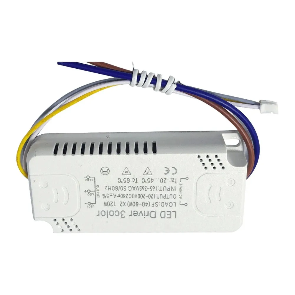 Constant Current Dimmable LED Driver Designed for 3-Color Downlight Applications For Transformer-Compatible AC165-265V Input