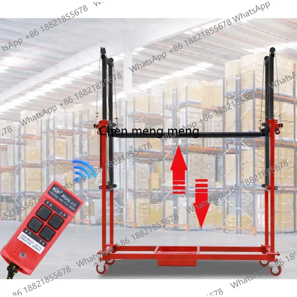 Electric scaffolding remote control electric folding multifunctional lifting platform