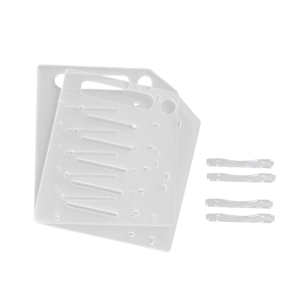 

1 Set 6 Layer Diy Hard Drive Storage Rack 3.5 Inch Multi Hard Disk Mounting Bracket Heat Dissipation Durable Pc Case Accessories