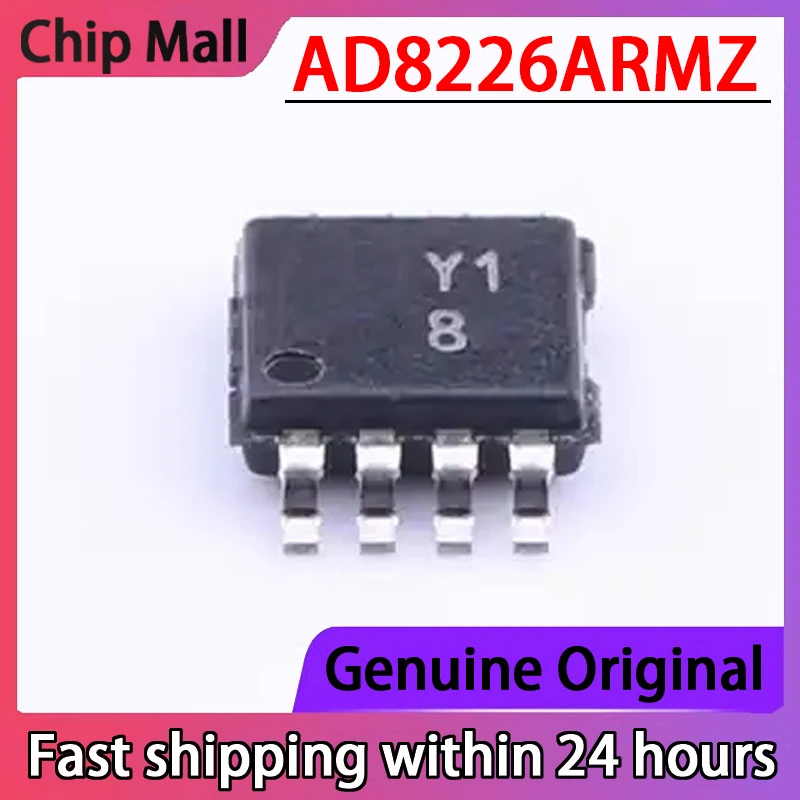 

2PCS Original AD8226ARMZ AD8226ARM Silk Screen Y18 Operation/buffer Amplifier MSOP8