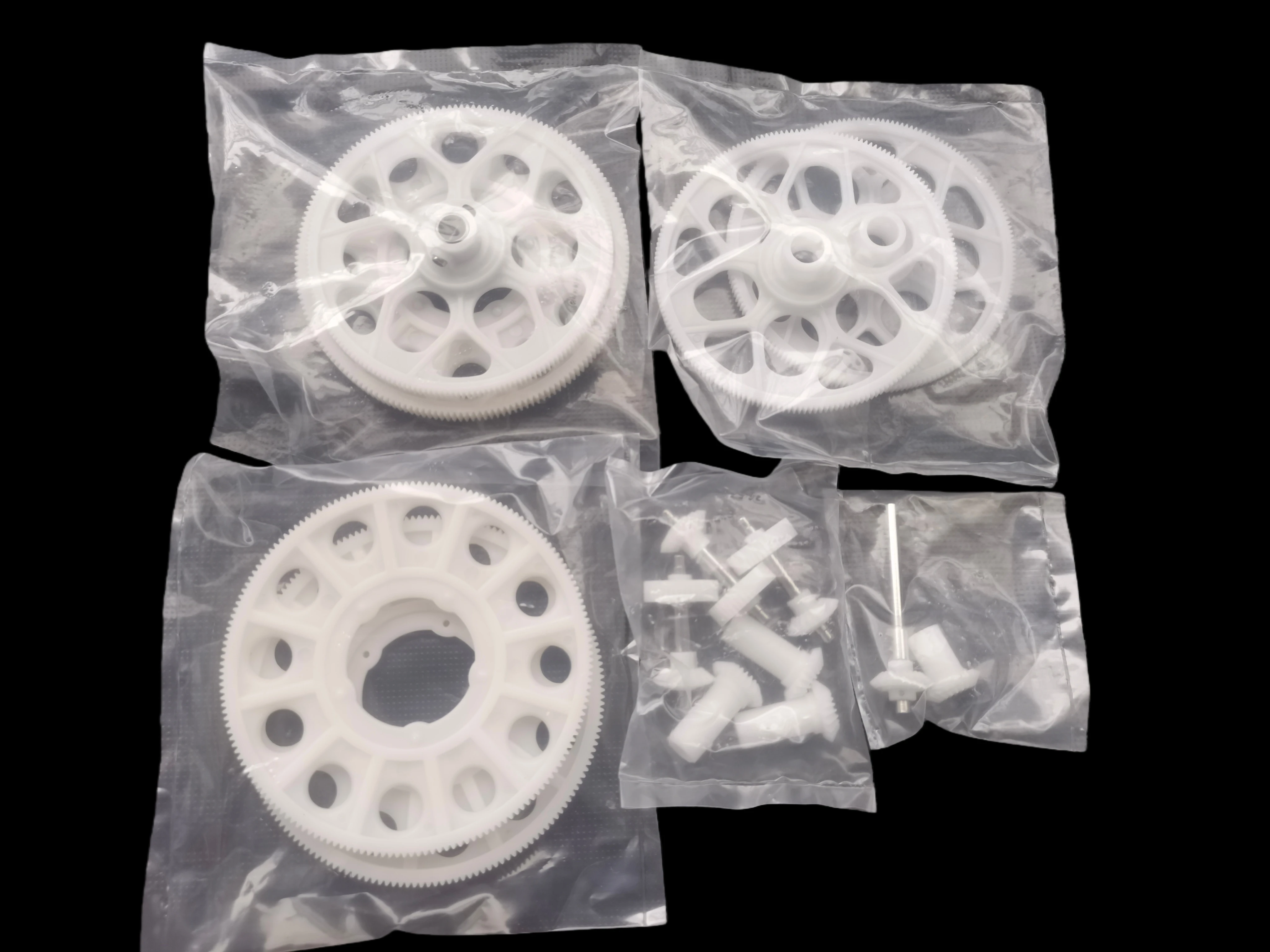 Kit de Peças de Reposição para Helicóptero RC DIY 550/600: Engrenagem Principal / Engrenagem Automática / Engrenagem Dianteira / Conjunto de Engrenagens de Transmissão