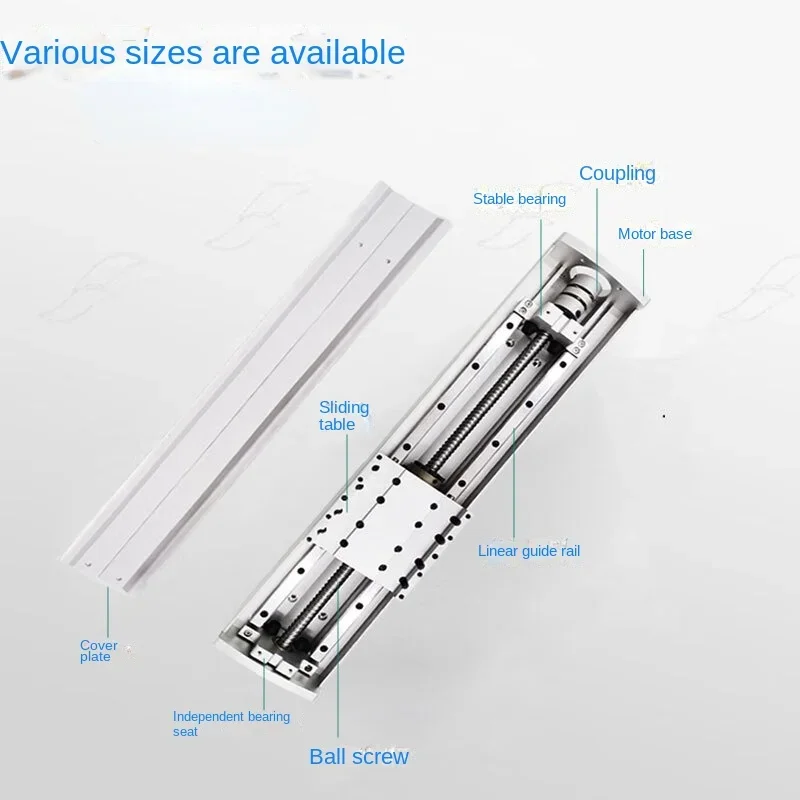 High-precision 120 slide table module linear ball screw guide slide rail electric profile manipulator dust-proof direct supply