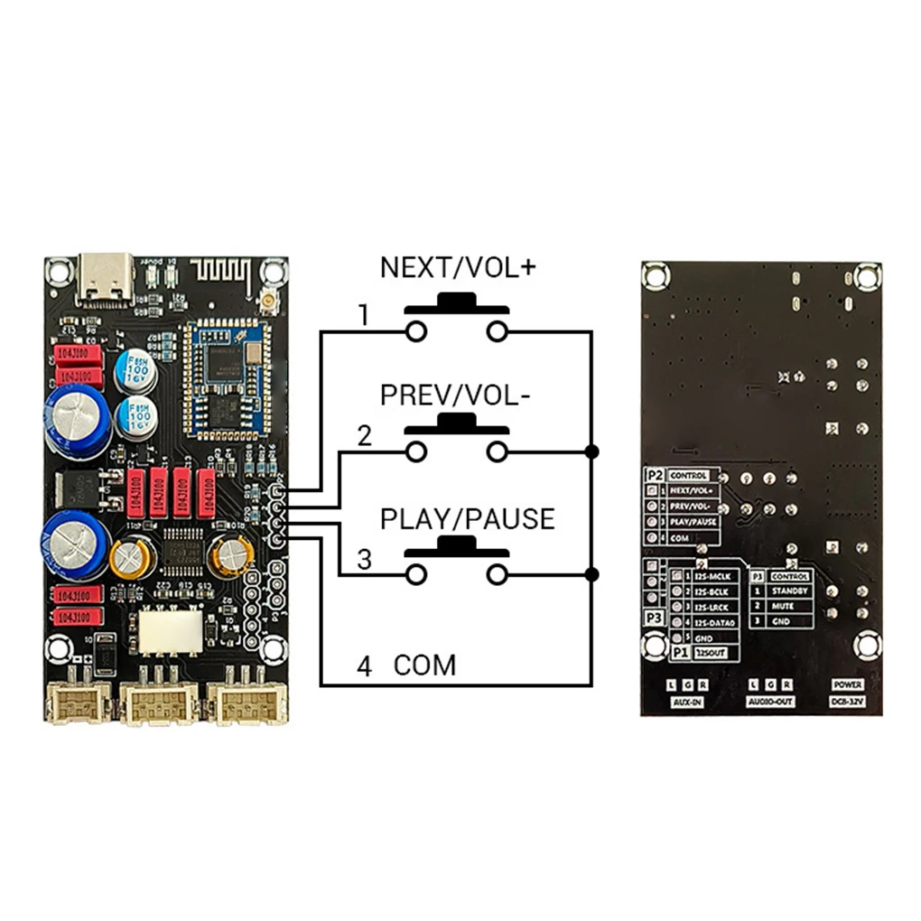 APTX-Adaptateur sans fil HD QCC5125 Sat AC, Bluetooth 5.1, Carte récepteur, Radiateur, Décodeur audio, 24 bits, 96kHz