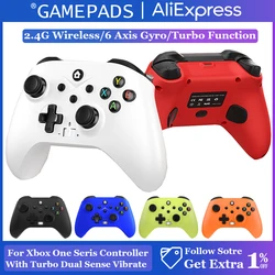 2.4G Wireless Gamepad For Xbox One Series X/S/PC Controle Xbox One 6 Axis Gyro With Dual Vibra Turbo Game Consoles Controller