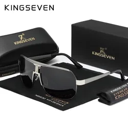 KINGSEVEN Polarized High Quality Sunglasses Men's Luxury Classic Driving Glasses Aviation Large Frame Outdoor Male Eyewear