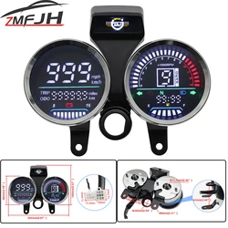 Digital Speed+Tachometer Assembly for Suzuki GN 125 Speedometer Odometer Gauge Gear Indicator Motorcycle Meter Instrument
