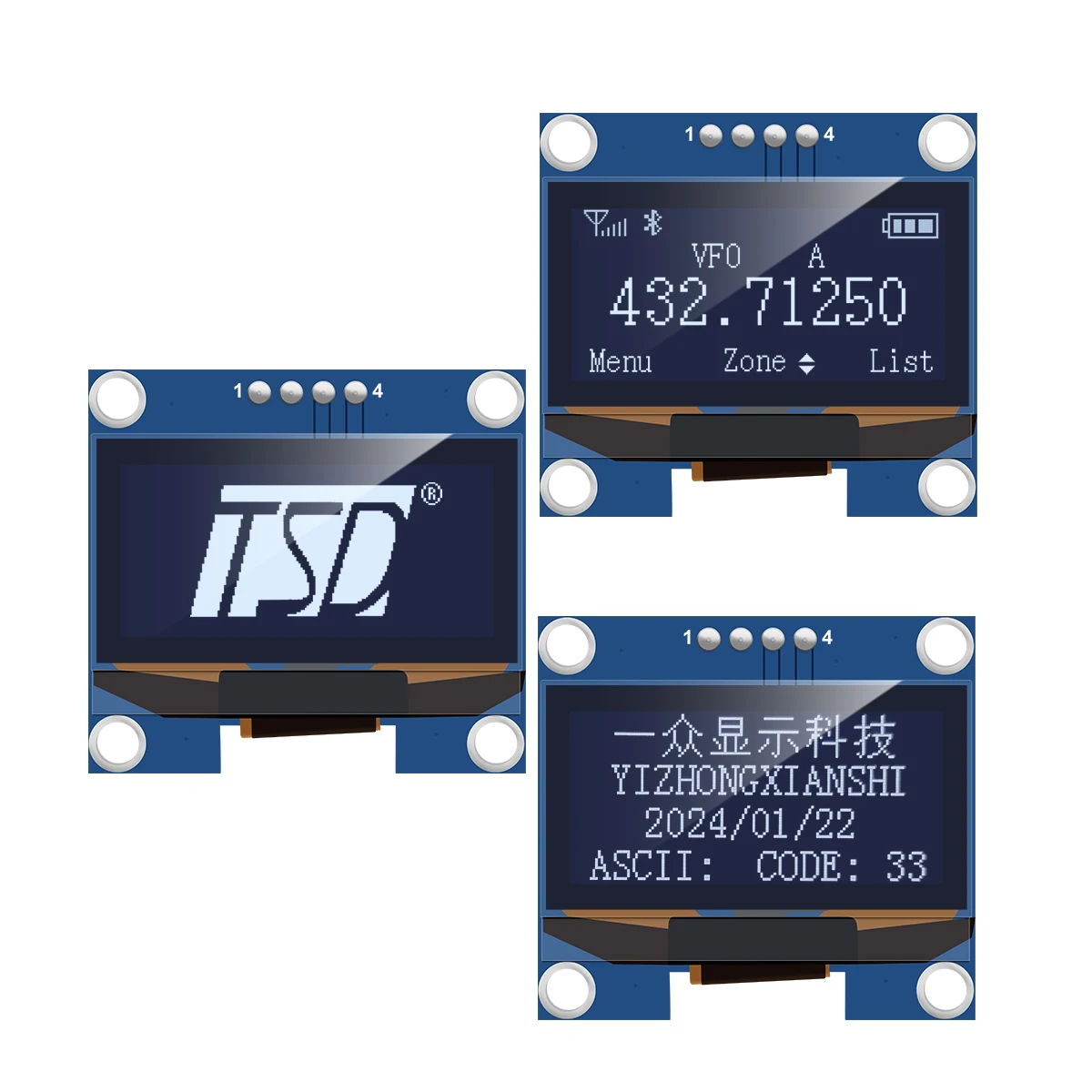 1.3-дюймовый 128x64 PMOLED-дисплей SH1106 + Hyst ATMEGA328 + 3.5-дюймовый ЖК-дисплей Goldenvision + комплект AI Pi 5 HAILO8L - 13 TOPS