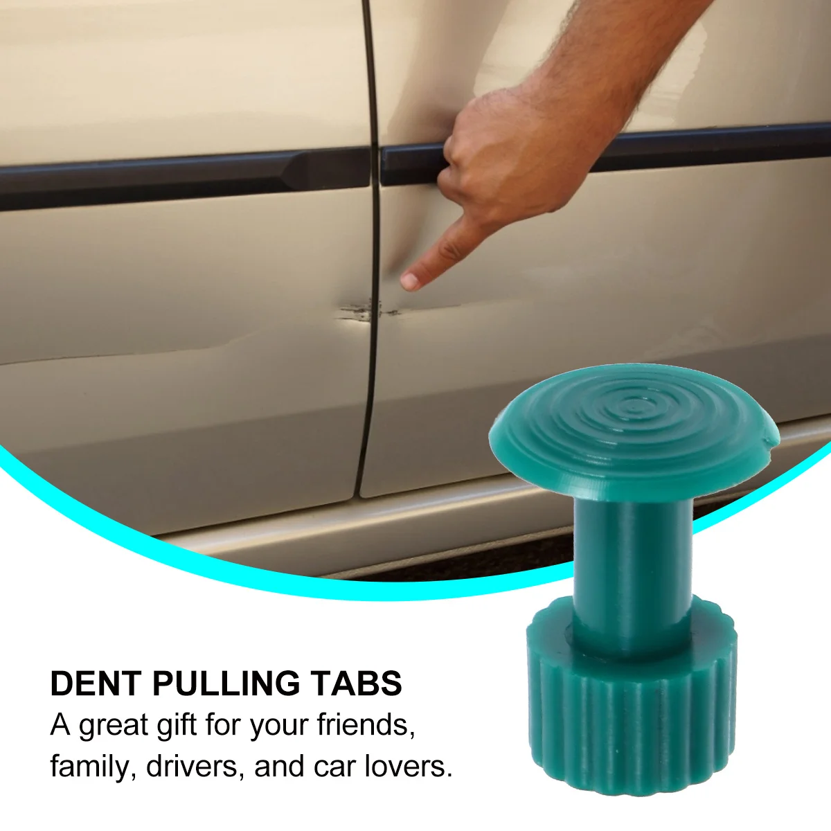 30Pcs Car Dent Pulling Tabs Safe and Practical for Most Dent Puller Devices Auto Supplies Paintless Tools Puller Tabs