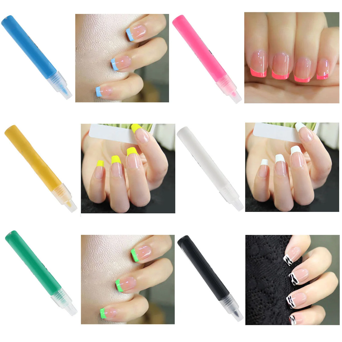12色UVジェルアクリルチップ3DネイルアートDIYペイントポリッシュペンセット簡単使用ブラシ不要3DネイルアートDIYポリッシュペン