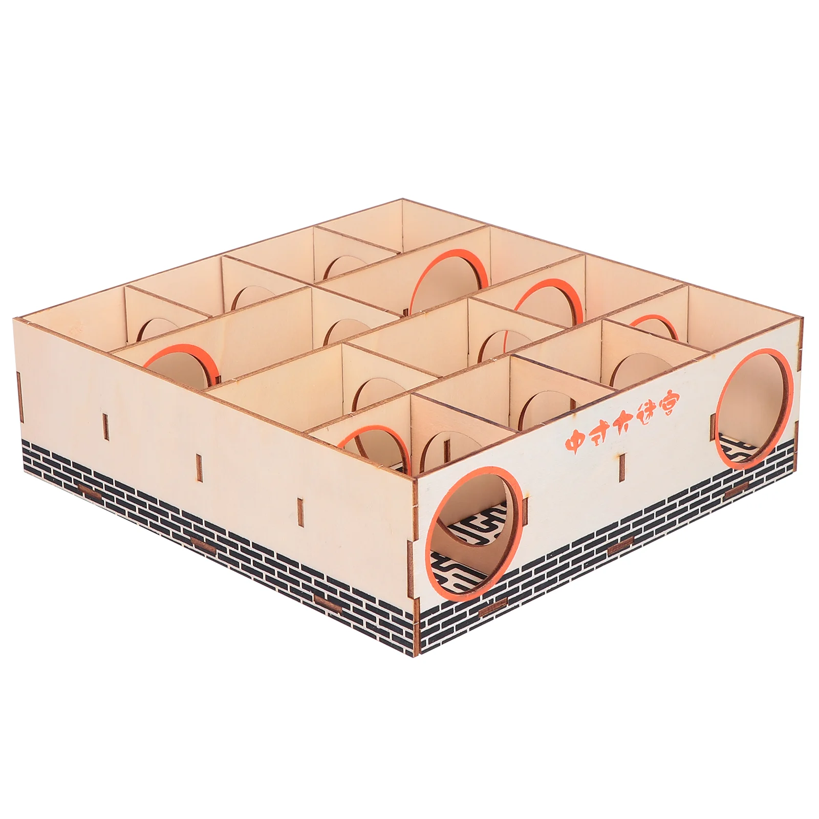 Wooden Maze Tunnel Toy Small Pet Animals Hamster Activity Sports Play Toy hamster wood maze hamster maze toy