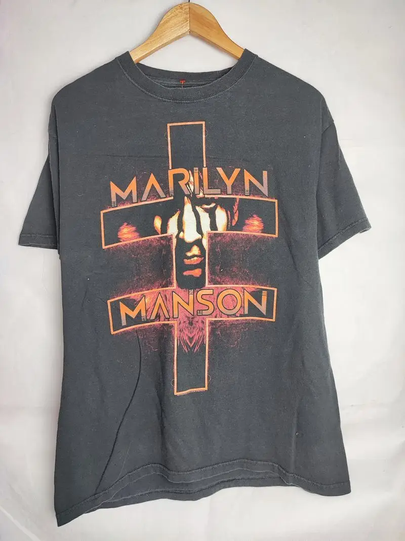 Marylin Manson Band Black T shirt For KH3647