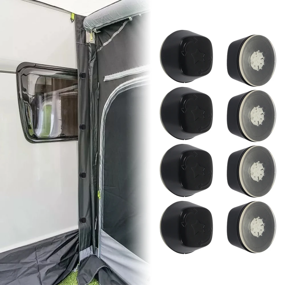 

8Pcs Camper Awning Suction Cups Fix Caravan Motorhome Camper Fit For Dometic Kampa Limpet RV Camping Tent Accessorie Replacement
