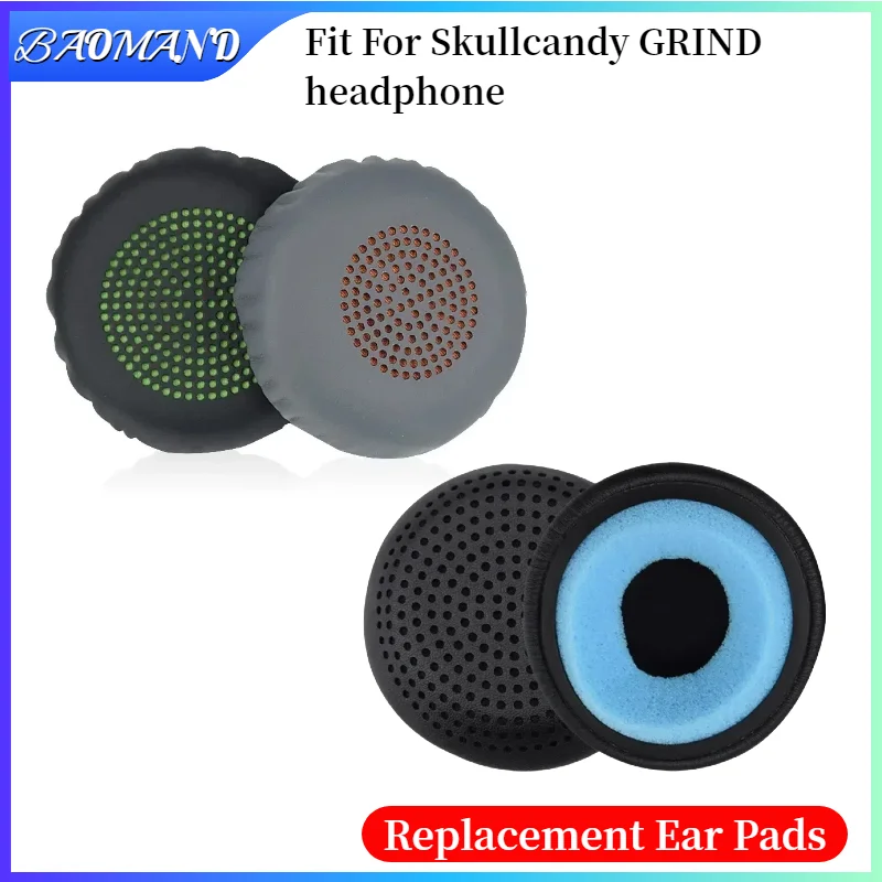 

Replacement Ear pads for Skullcandy GRIND Headphones Memory Foam Ear Cushions High Quality Earpads headset Leather